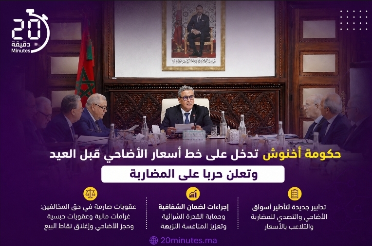 حكومة أخنوش تدخل على خط أسعار الأضاحي قبل العيد وتعلن حربا على المضاربة