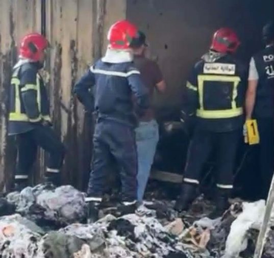 فاجعة بسطات.. طفل يفارق الحياة بعد حريق داخل محل لبيع الأفرشة