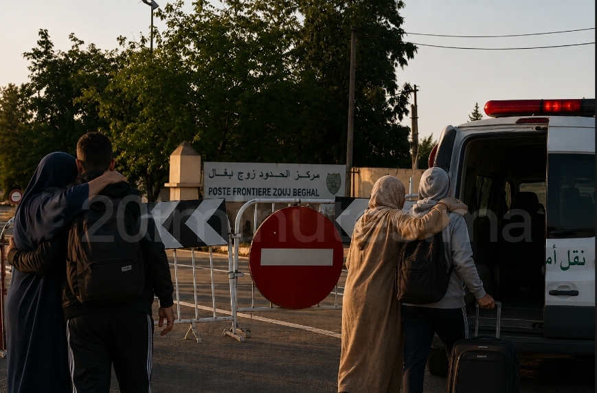الجزائر تسلم جثمان شاب وتفرج عن 34 مهاجرا مغربيا عبر معبر زوج بغال