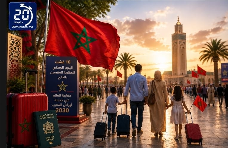 المغرب يحتفي باليوم الوطني للجالية تحت شعار “مغاربة العالم في خدمة أوراش 2030”