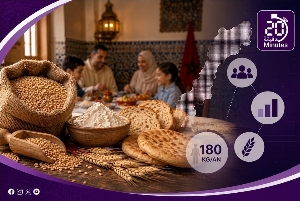 180 كيلوغراما للفرد سنويا.. استهلاك المغاربة من القمح اللين يعادل ثلاثة أضعاف المتوسط العالمي