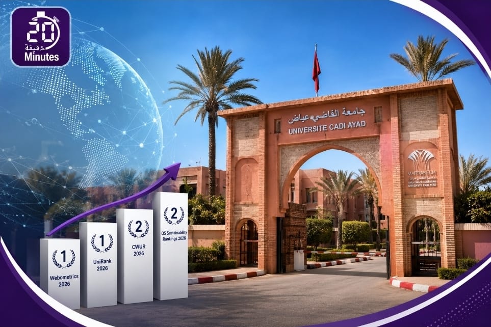 جامعة القاضي عياض تتصدر الجامعات المغربية والمغاربية في تصنيف Webometrics 2026