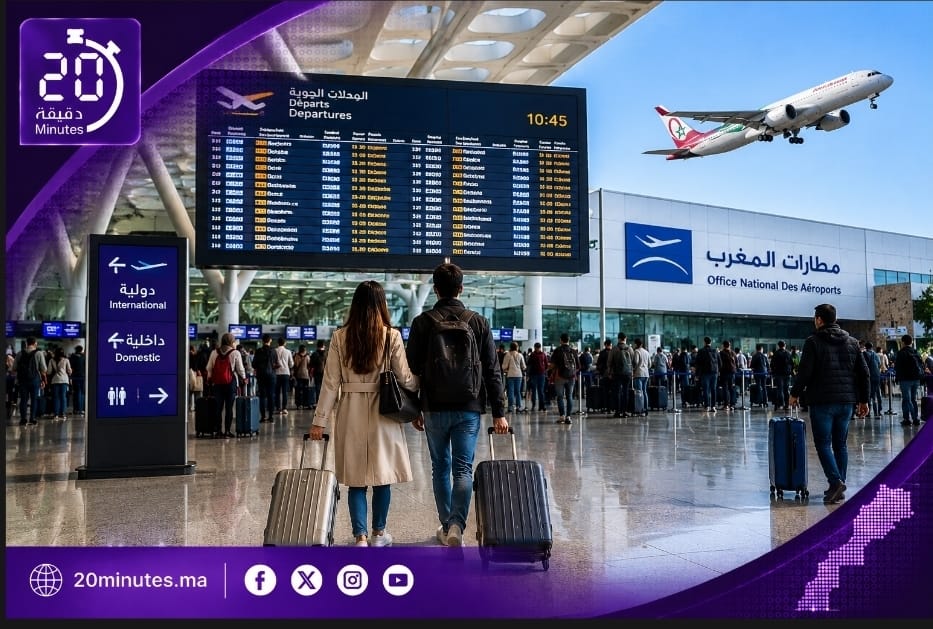 أكثر من 22 مليون مسافر عبر مطارات المغرب في 7 أشهر