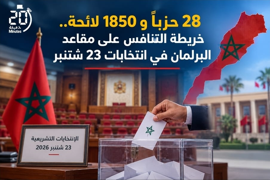 28 حزبا و1850 لائحة.. خريطة التنافس على مقاعد البرلمان في انتخابات 23 شتنبر