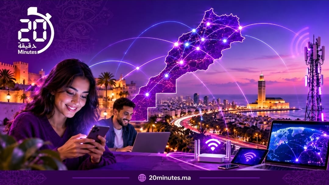 42 مليون اشتراك في الإنترنت بالمغرب ومعدل النفاذ يتجاوز 112%