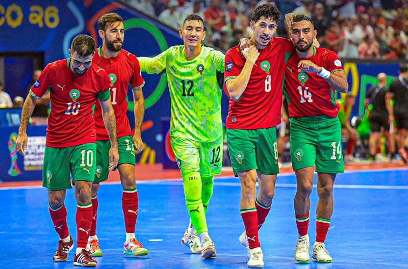المغرب يكتسح ليبيا بسداسية ويتألق في كأس إفريقيا للفوتسال