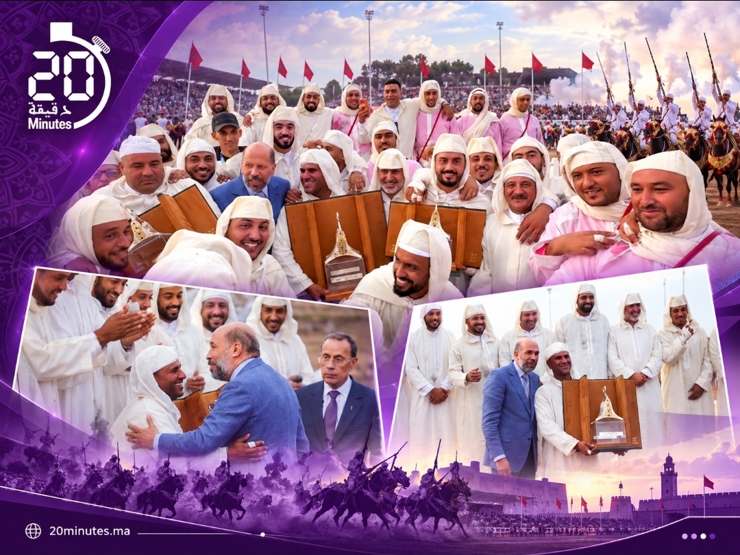 سربة شرف البحراوي تتوج بالجائزة الكبرى للملك محمد السادس للتبوريدة بالجديدة